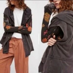 Free People Just Like That Hooded Cardigan Sweater